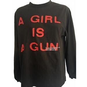 Pleasures “A Girl Is A Gun” Long Sleeve Tee M/L